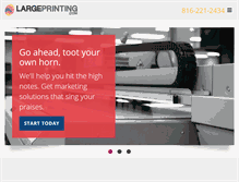 Tablet Screenshot of largeprinting.com